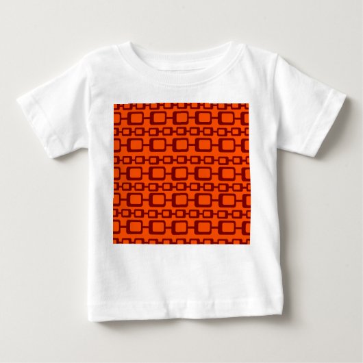 T-shirt Pour Bébé Chaînes rectangulaires (Devant)