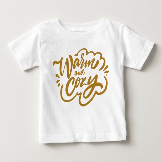 T-shirt Pour Bébé Chaleureux et cosy (Devant)