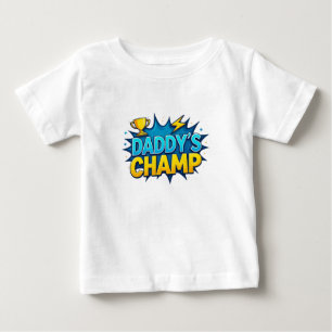T-shirt Pour Bébé Champ Enfants de papa Design de texte T-shirt bébé