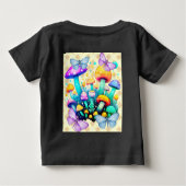 T-shirt Pour Bébé champignon (Dos)