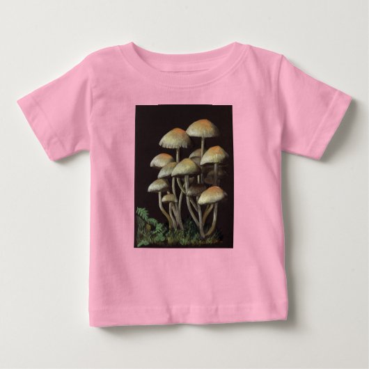 T-shirt Pour Bébé Champignons (Devant)