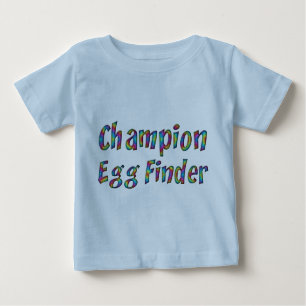 T-shirt Pour Bébé Champion de chasse aux oeufs de Pâques Finder d'oe
