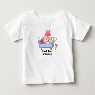 T-shirt Pour Bébé Champion du temps de collation - Bébé mignon