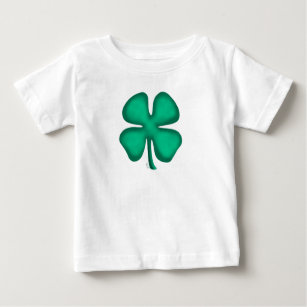 T-shirt Pour Bébé Chance 4 feuilles Irlandais Clover bébé chemise