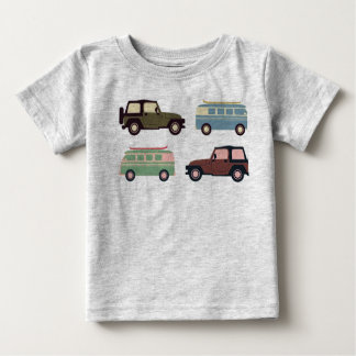 T-shirt Pour Bébé Chandail de voitures