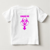 T-shirt Pour Bébé Changer de moi - rose (Dos)
