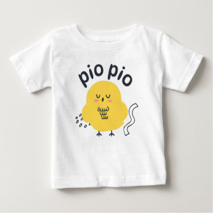 T-shirt Pour Bébé Chanteur de poulet Pio Pio