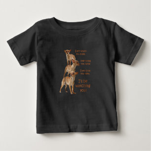 T-shirt Pour Bébé Chaque Bite que vous prenez, Chien affamé, Chihuah