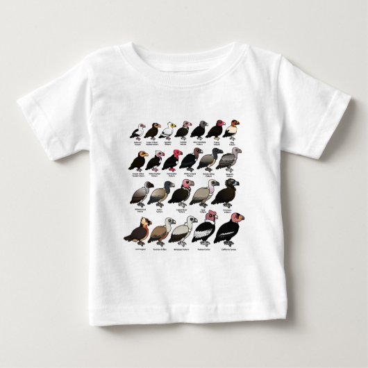 T-shirt Pour Bébé Chaque vautour (Devant)
