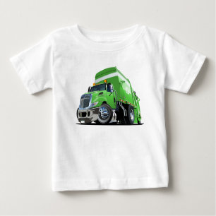 T-shirt Pour Bébé Chariot à ordures de caricatures