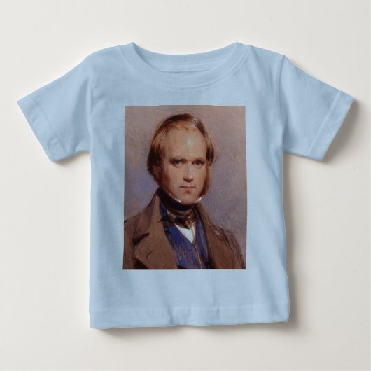 T-shirt Pour Bébé Charles Darwin (Devant)