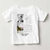 T-shirt Pour Bébé Charles Darwin (beagle Phylogenetics de voie HMP (Devant)