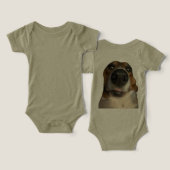 T-shirt pour bébé Charlotte (Design Recto & Verso)