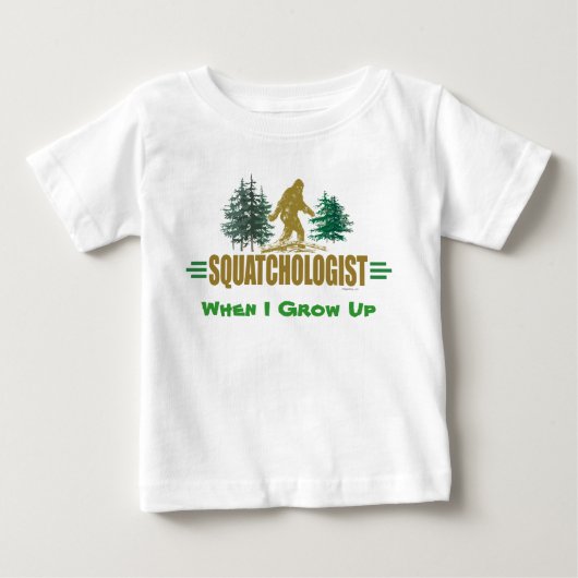 T-shirt Pour Bébé Chasquatch (Devant)