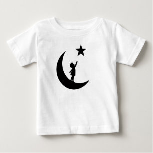 T-shirt Pour Bébé Chasseur de rêves Design minimaliste mignon de lun