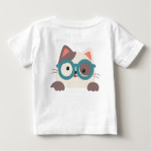 T-shirt Pour Bébé Chat (Dos)