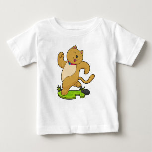 T-shirt Pour Bébé Chat avec Choker à l'exécution