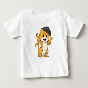 T-shirt Pour Bébé Chat avec Ramen Bowl