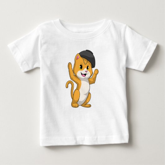 T-shirt Pour Bébé Chat avec Ramen Bowl (Devant)