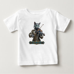 T-shirt Pour Bébé Chat Bleu Russe de la Sérénissime intemporelle