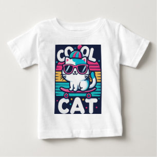 T-shirt Pour Bébé Chat cool