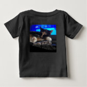 T-shirt Pour Bébé Chat couché (Dos)