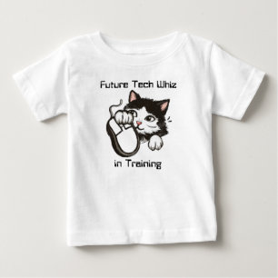 T-shirt Pour Bébé Chat et souris