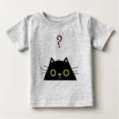 T-shirt Pour Bébé Chat informe (Devant)