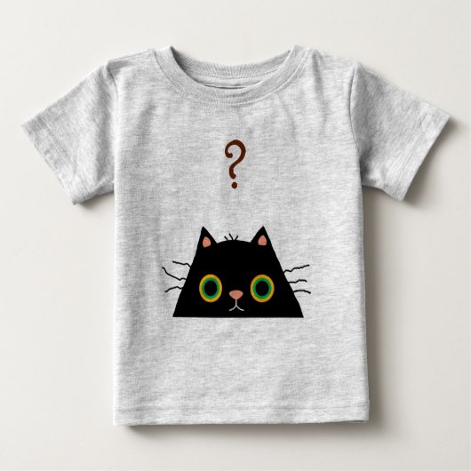 T-shirt Pour Bébé Chat informe (Devant)