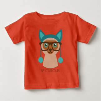T-shirt Pour Bébé Chat intelligent