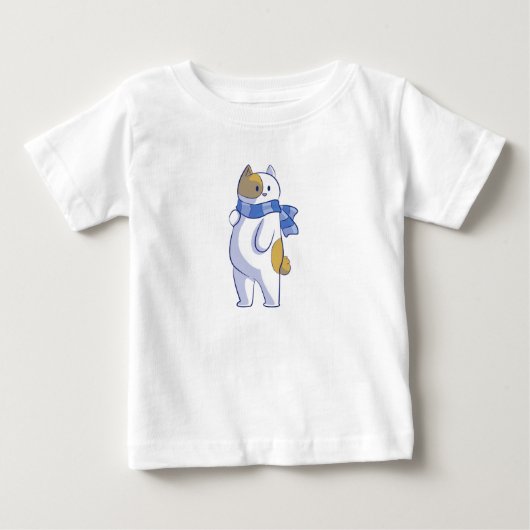 T-shirt Pour Bébé Chat mignon (Devant)