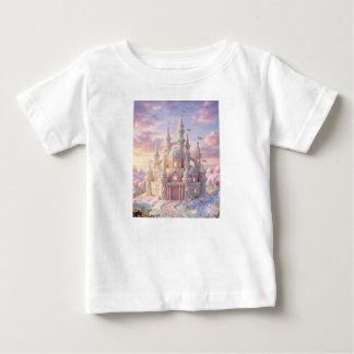 T-shirt Pour Bébé château de bonbons