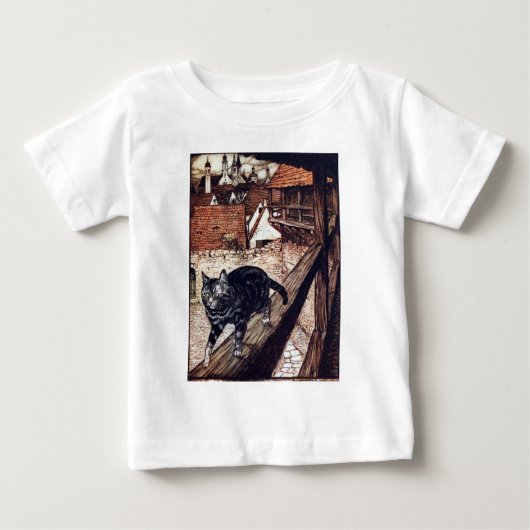 T-shirt Pour Bébé Château de chat Rackham Illustration (Devant)
