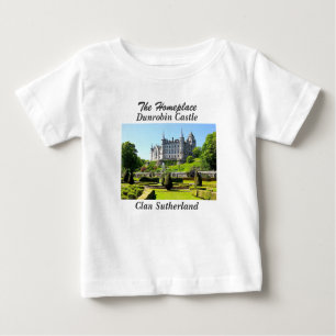 T-shirt Pour Bébé Château de Dunrobin - Clan Sutherland