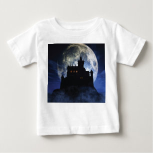 T-shirt Pour Bébé Château d'Imaginaire la nuit
