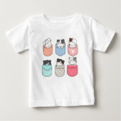 T-shirt Pour Bébé Chatons doux (Devant)