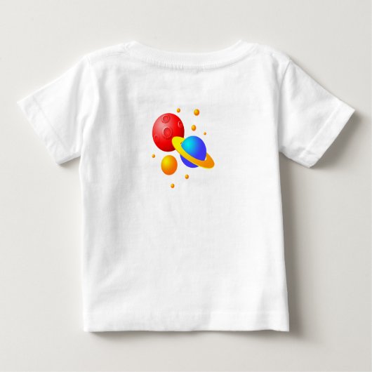 T-shirt Pour Bébé Chatons jumeaux chats en OVNI SciFi Saucer (Dos)