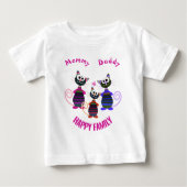 T-shirt Pour Bébé Chats colorés amusants (Devant)