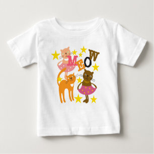 T-shirt Pour Bébé Chats dansants