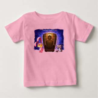 T-shirt Pour Bébé CHATS DU LAPIN DE NOËL par Jeff Willis Art