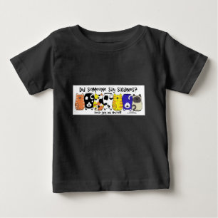 T-shirt Pour Bébé Chats Sardine
