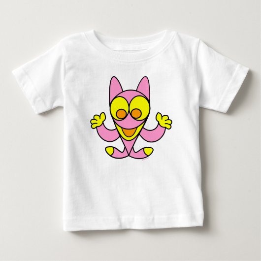 T-shirt Pour Bébé chatte (Devant)