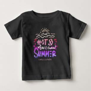 T-shirt Pour Bébé Chaud et merveilleux été Nom personnalisé