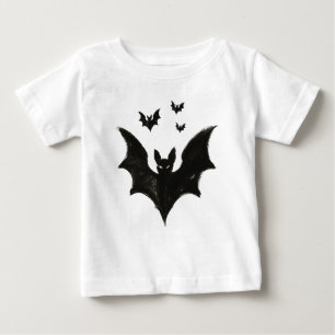 T-shirt Pour Bébé Chauve-souris minimaliste – Créature d'Halloween a