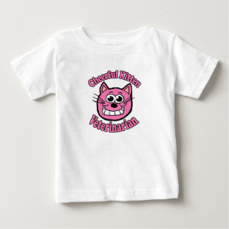 T-shirt Pour Bébé Cheerful Kitten Veterinarian
