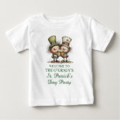 T-shirt Pour Bébé Cheerful St. Patrick’s Day Party Illustration (Devant)