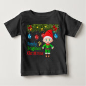 T-shirt Pour Bébé Cheering up Christmas (Devant)