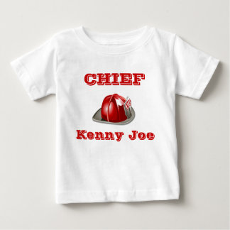 T-shirt Pour Bébé Chef des pompiers de Lil