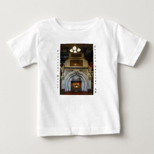 T-shirt Pour Bébé Cheminée de l'hôtel Crescent (Devant)