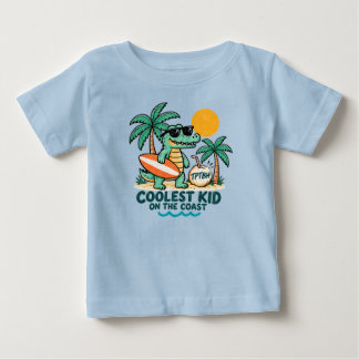 T-SHIRT POUR BÉBÉ CHEMINÉE ENFANT LE PLUS COOL DE LA CÔTE